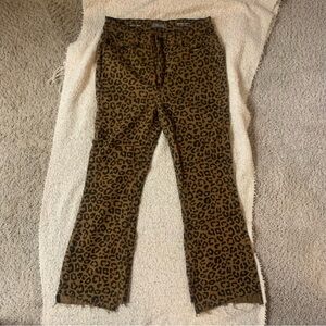 DL1961 Bridget Cropped Animal Print Jeans